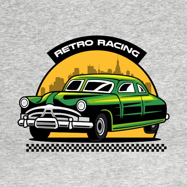 Retro Racing Badge by Harrisaputra